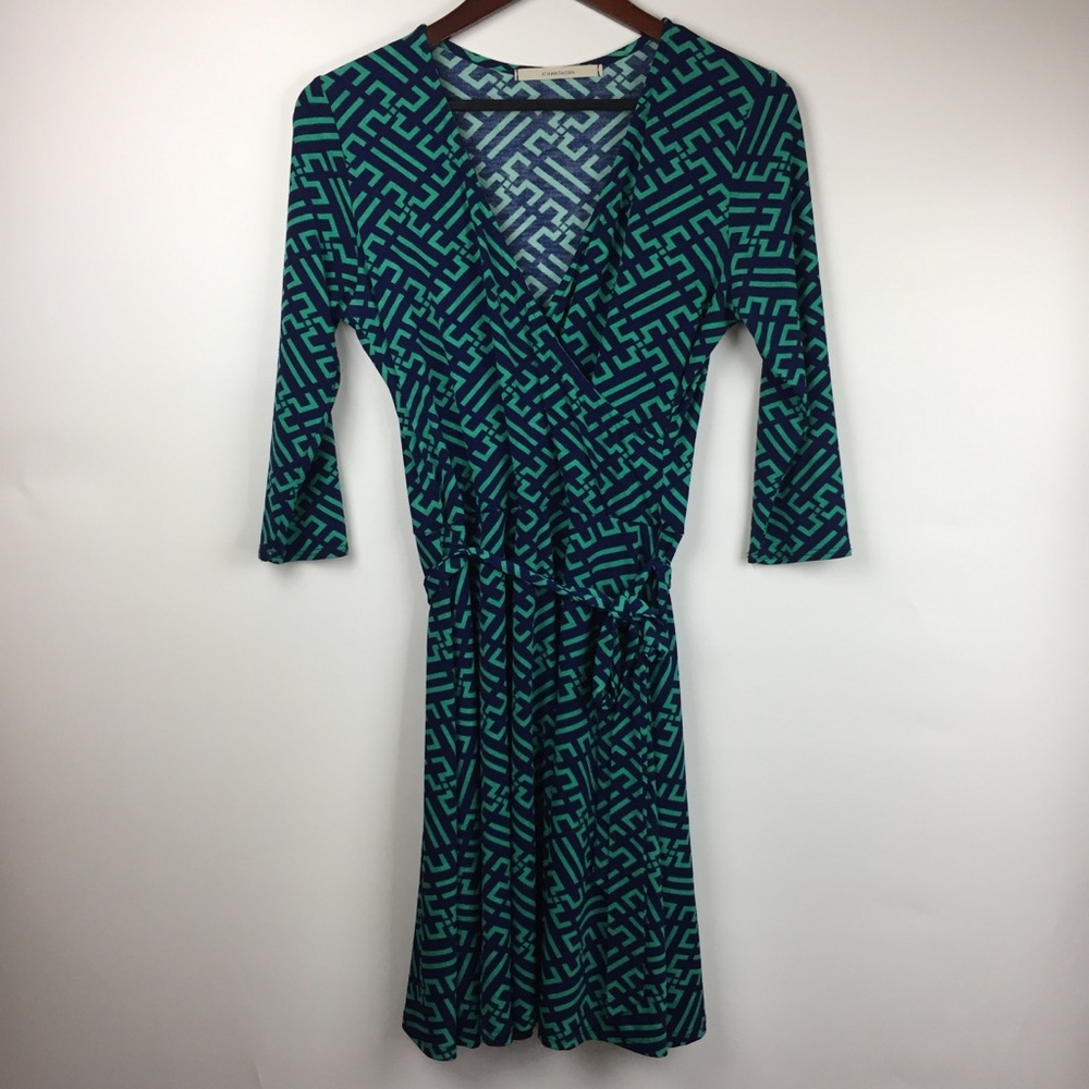 41 Hawthorn Womens M Renesme Wrap Dress 3/4 Sleeve